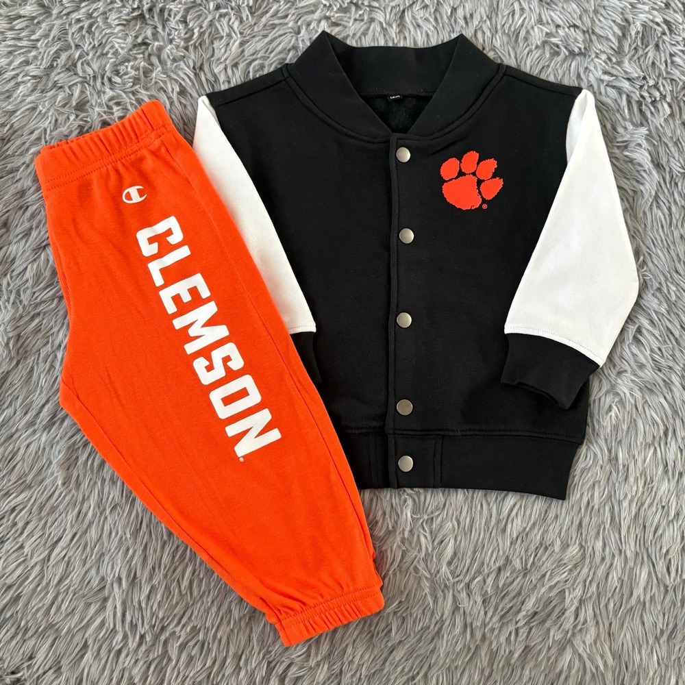 Clemson Tigers Baby Tracksuit Outfit Set Baby Toddler 12 Months